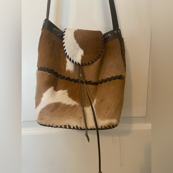 100% authentic cowhide handmade purse with long strap. - Picture 2 of 5